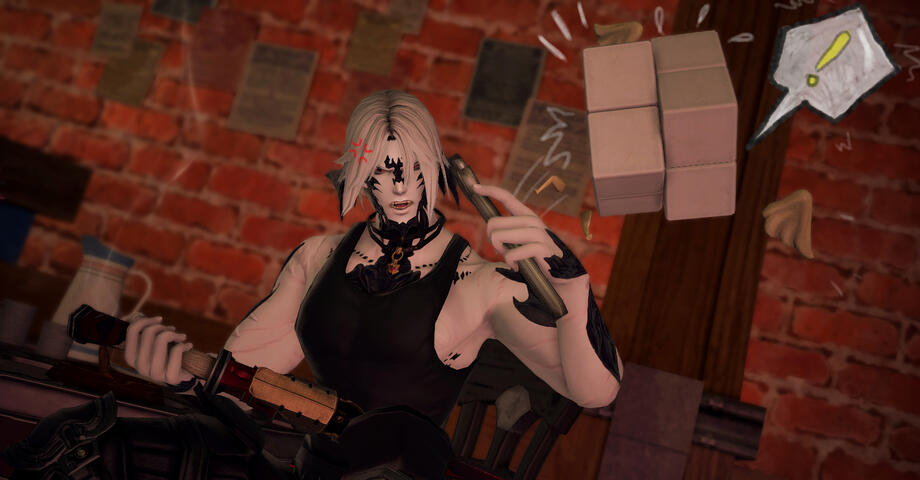 Valas with Forgiven Hate, which was gifted to him by Malthiel Estrozia