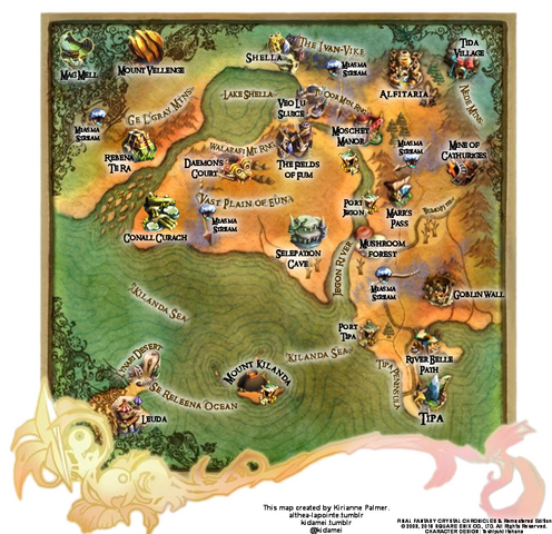 Map of Tipa Peninsula