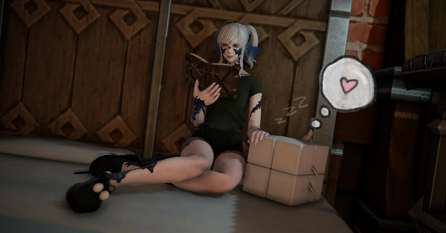 Ves with Forgiven Hate, which was gifted to her by Malthiel Estrozia